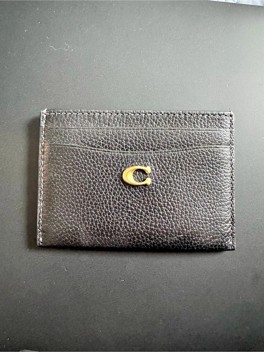 Coach Essential Card Case Black